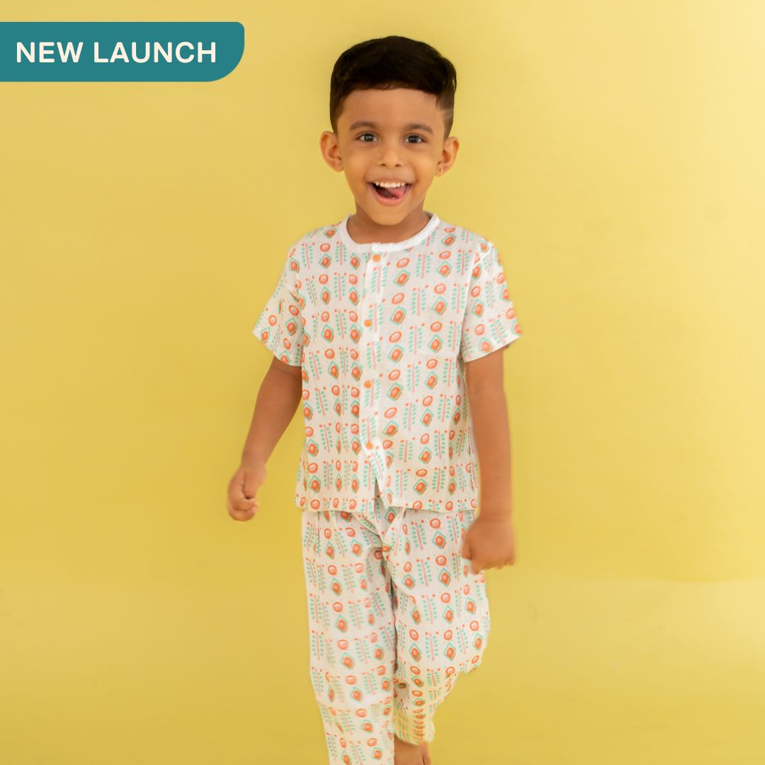 Hello Jungle - Muslin Sleep Suit for babies and kids (Unisex)