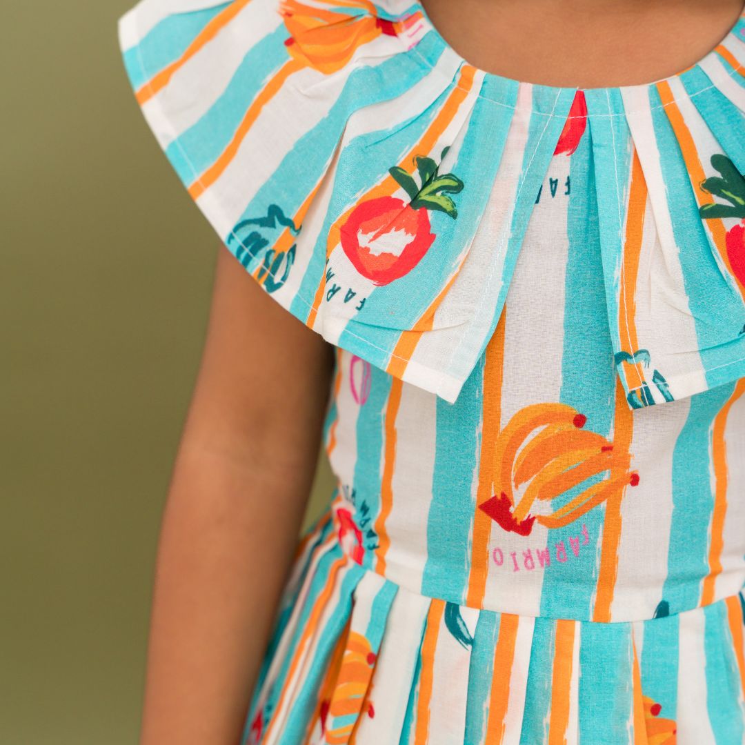 Lil Paradise - Mulmul Cotton Frill Frock