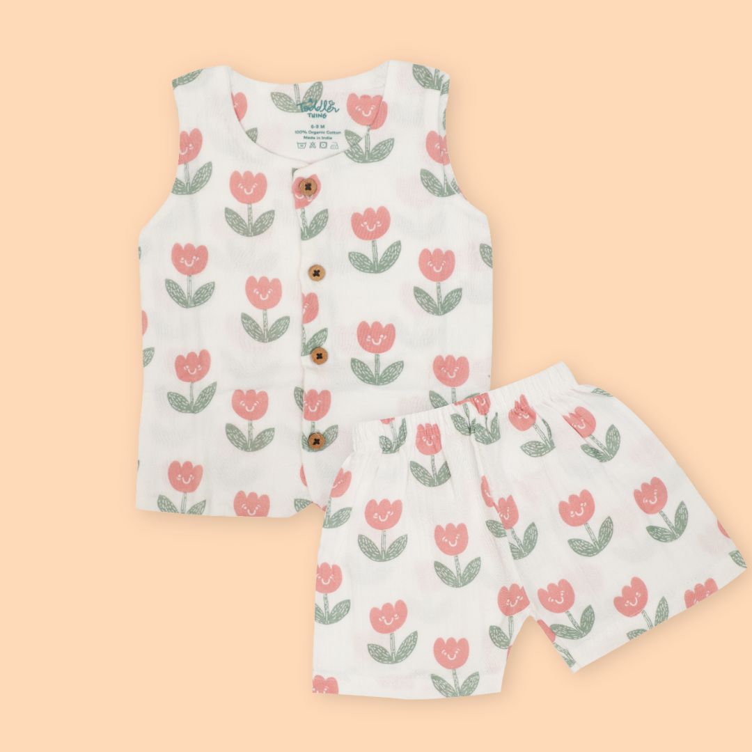 Baby Tulip - Muslin Jabla and Shorts for Babies and Toddlers