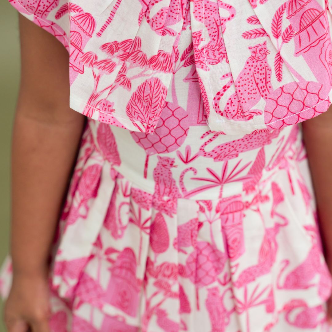 Sun & Surf - Mulmul Cotton Frill Frock