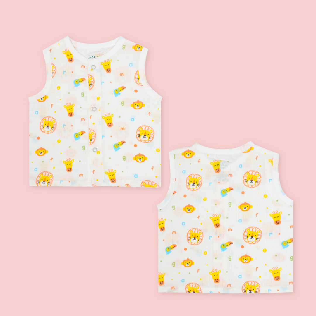 BEST SELLER - Muslin Jabla Button Type for Babies -  Combo Packs