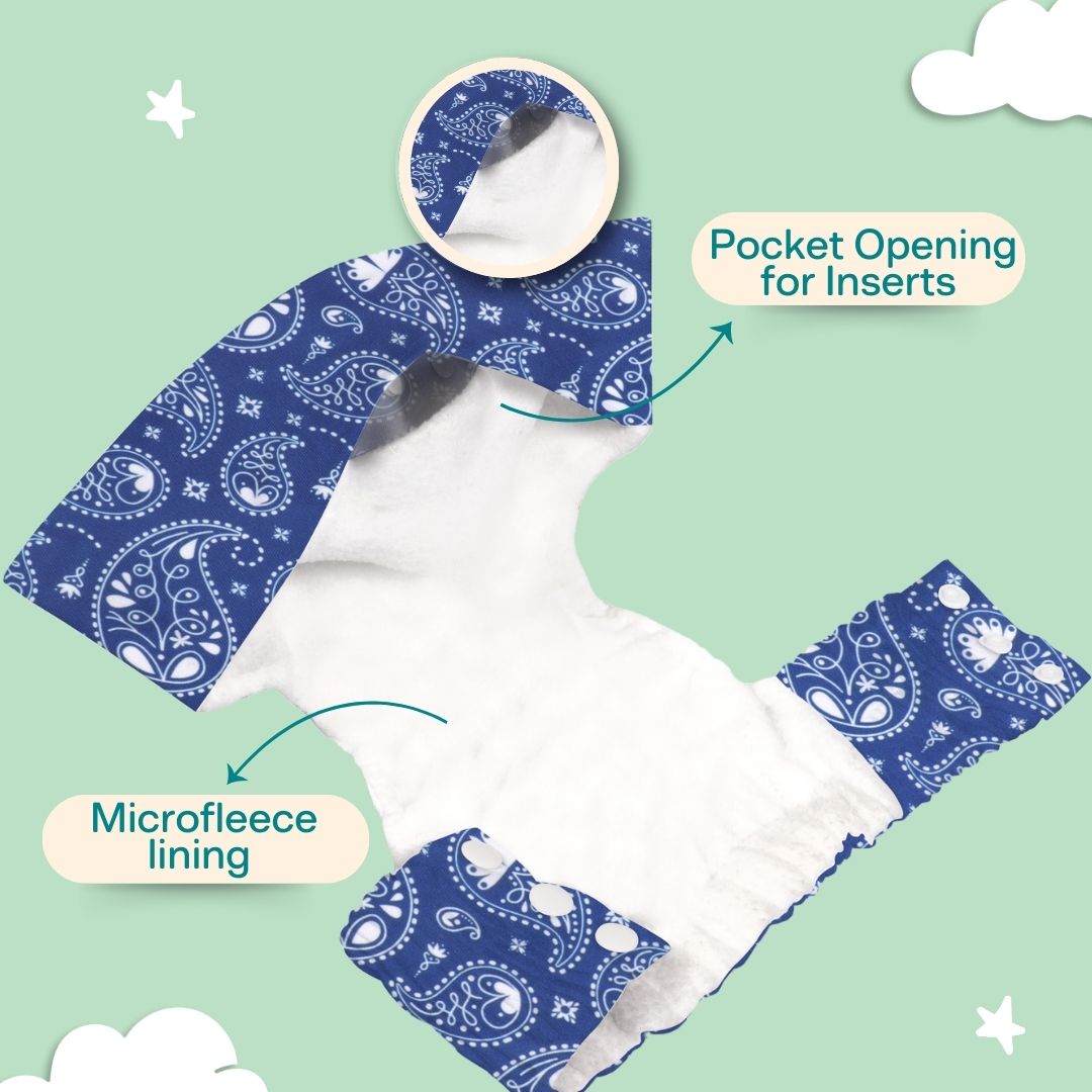 Floral Paisley - Ultra Diaper 2.0