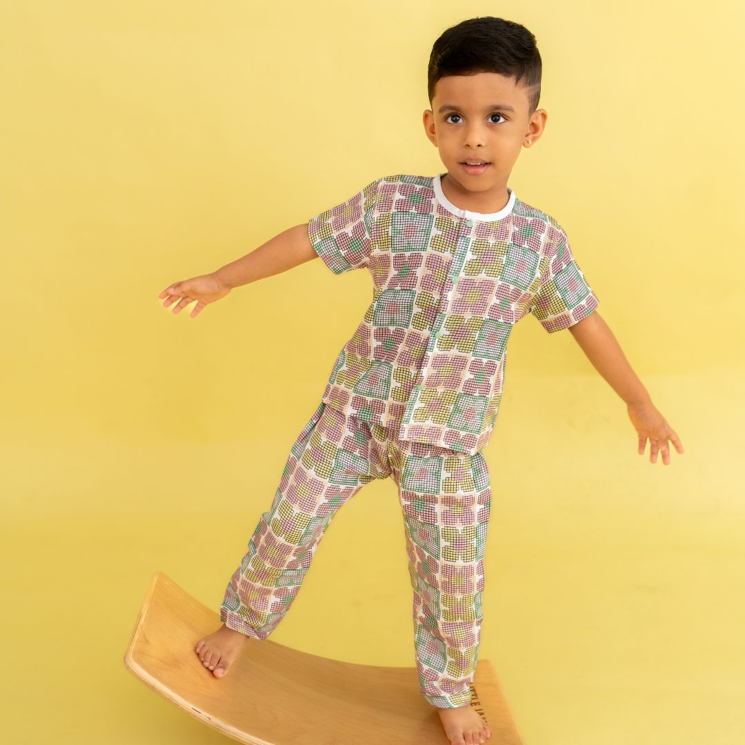 Hello Jungle - Muslin Sleep Suit for babies and kids (Unisex)