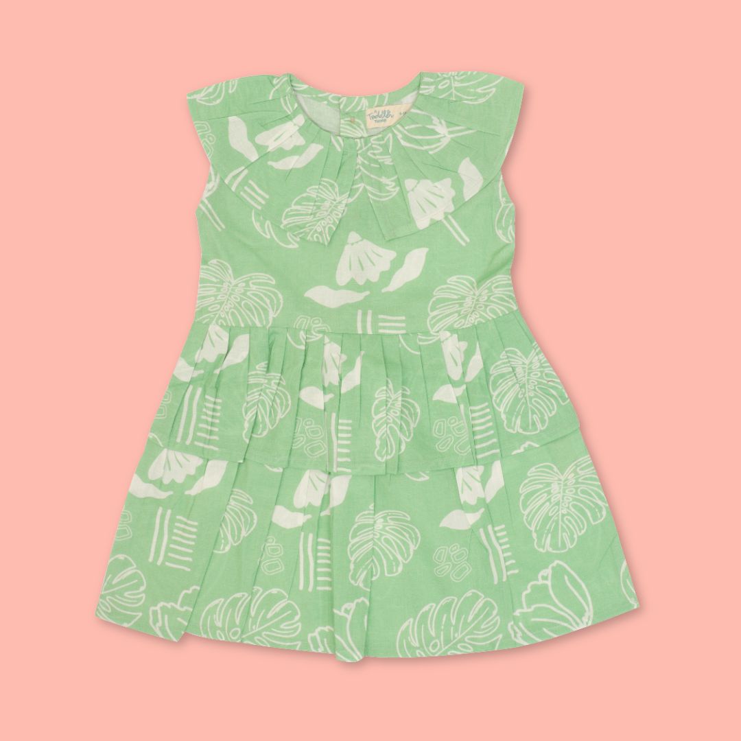 Lil Paradise - Mulmul Cotton Frill Frock