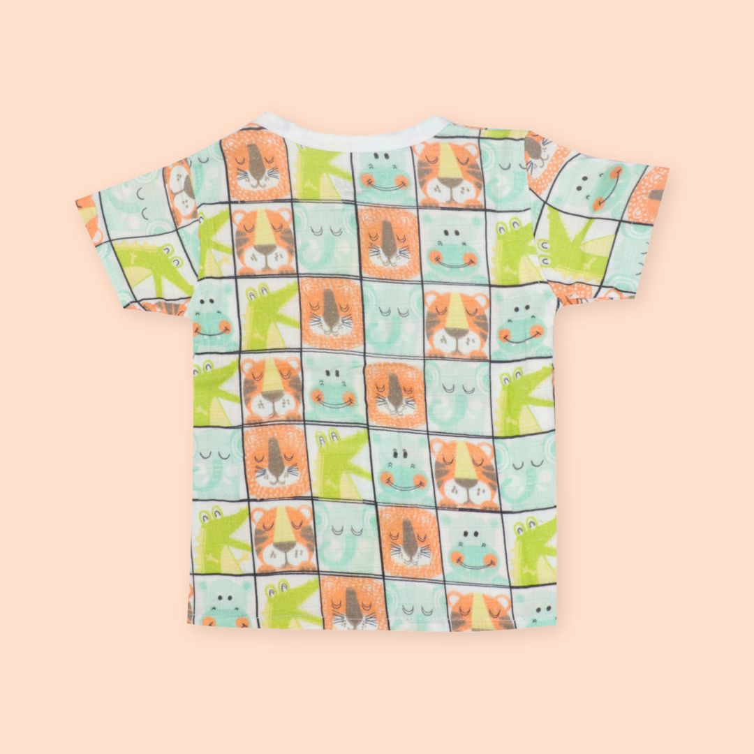 Seaside Stripes - Muslin Sleep Suit for babies and kids (Unisex)