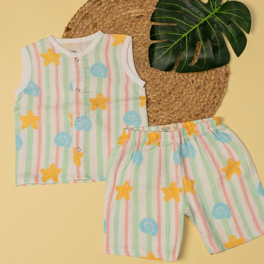 Ikatlings - Muslin Jabla and Shorts for Babies and Toddlers