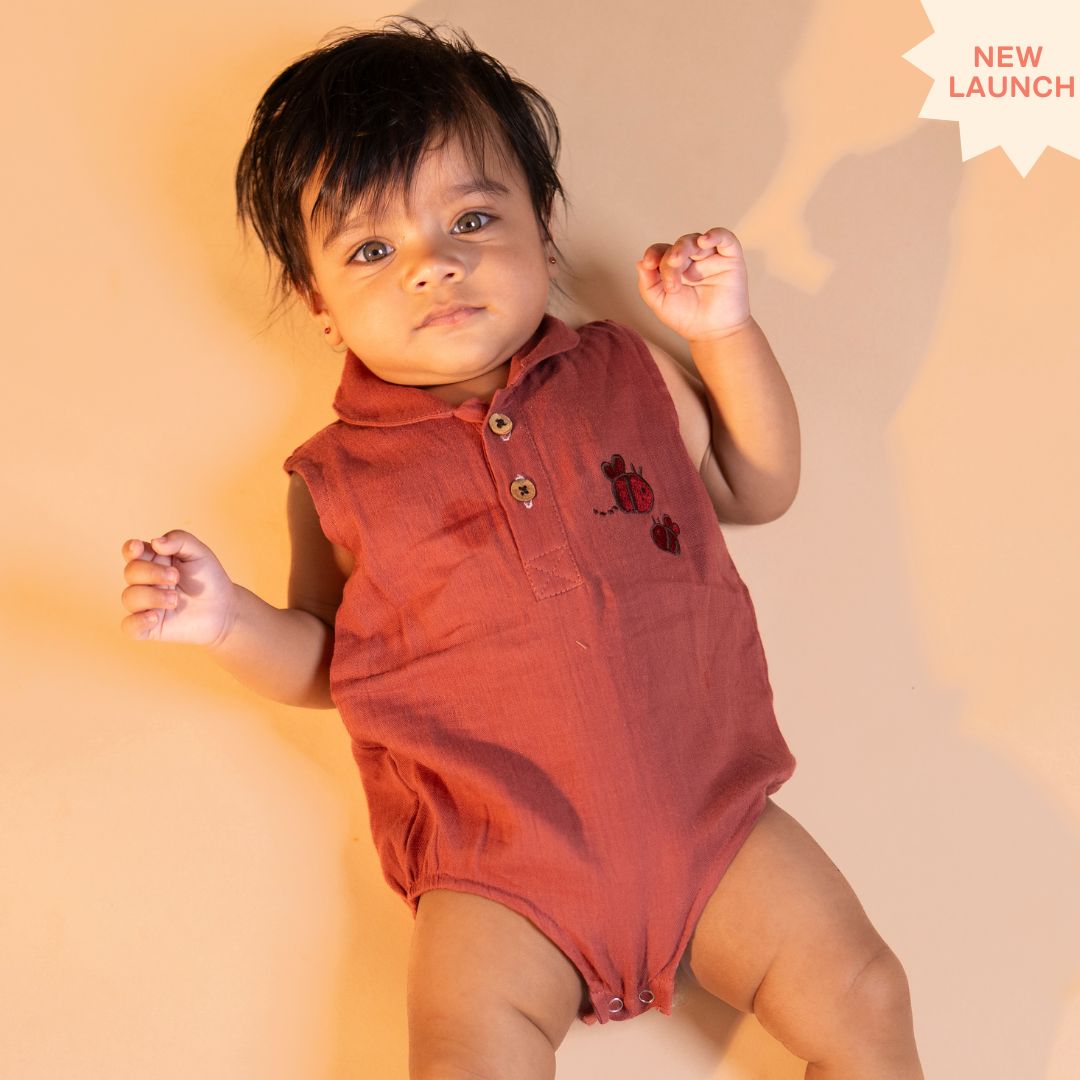 Honey - Muslin Bee Romper for Babies