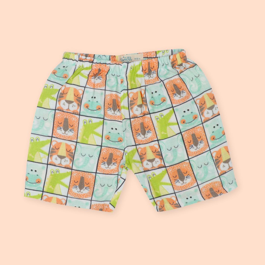 Seaside Stripes- Muslin Jabla and Shorts for Babies and Toddlers