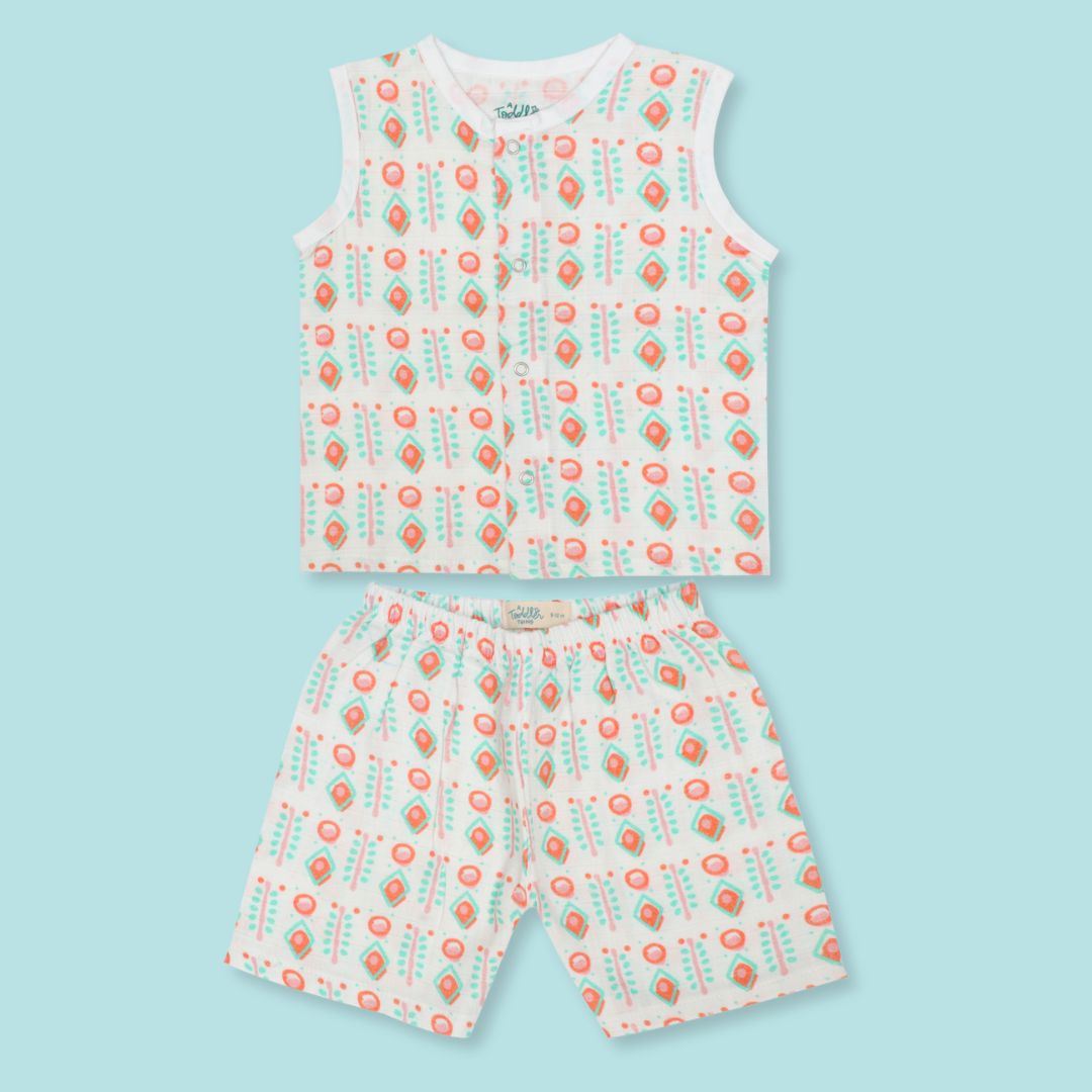 Toucan Punch - Muslin Jabla and Shorts for Babies and Toddlers