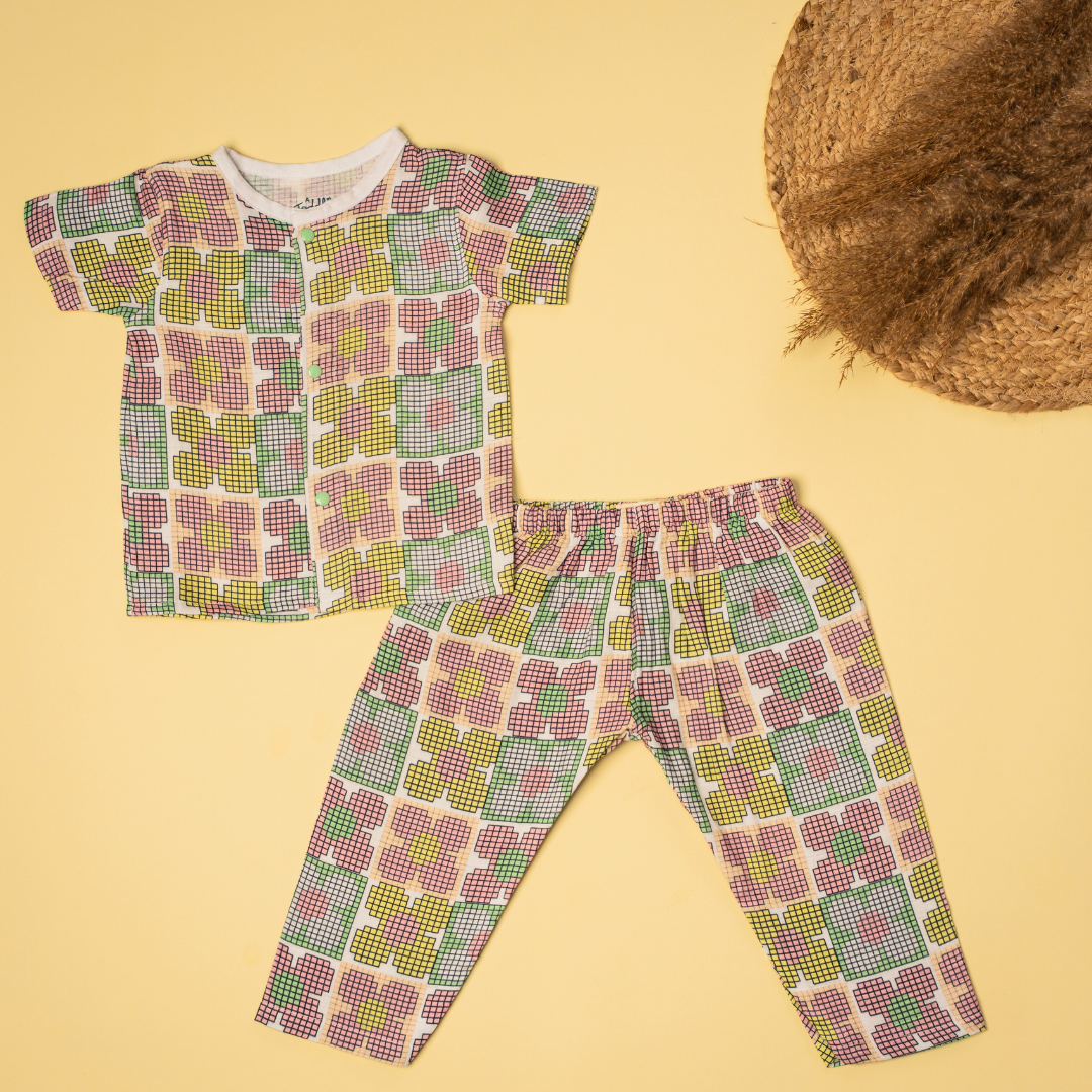 Seaside Stripes - Muslin Sleep Suit for babies and kids (Unisex)