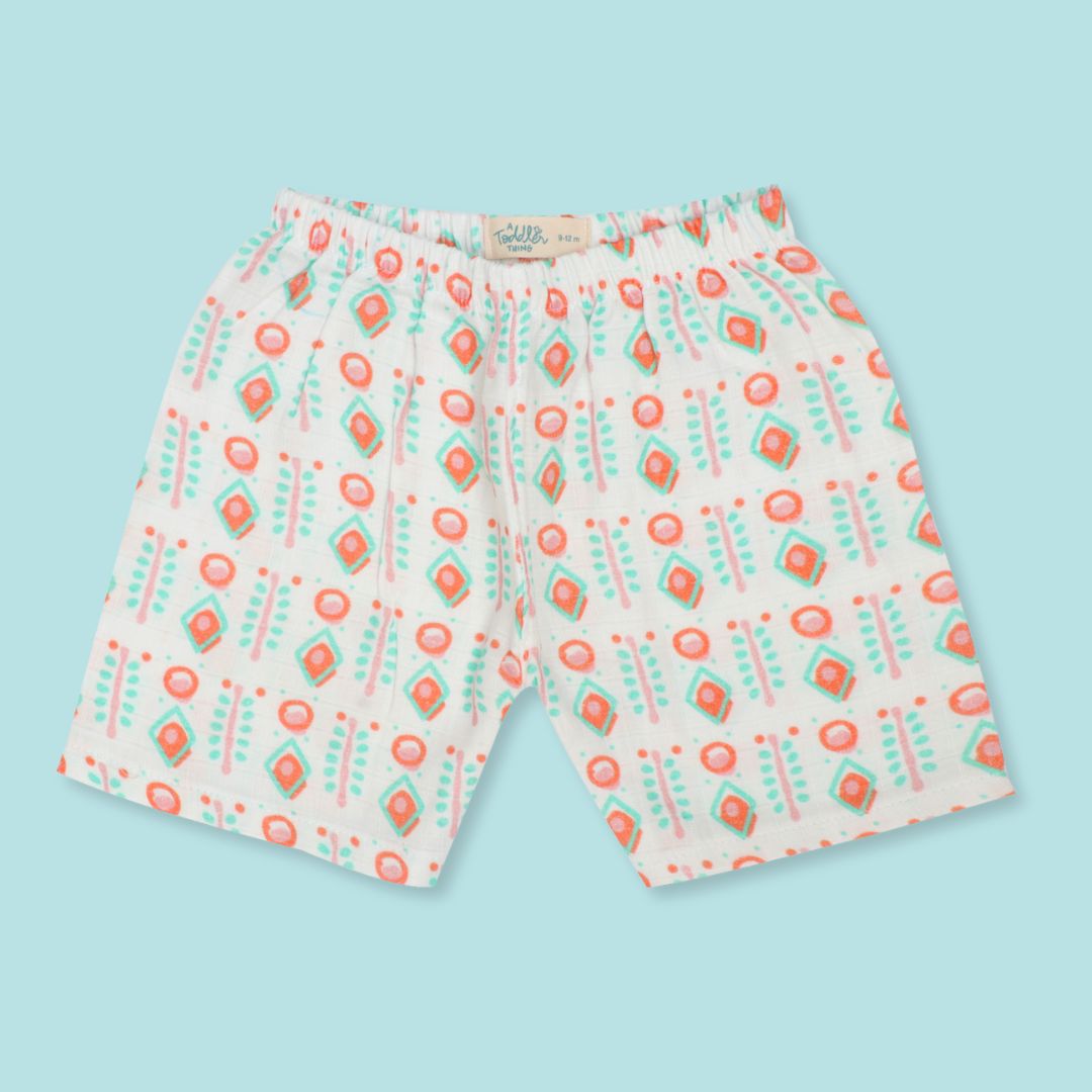 Spring Whispers - Muslin Jabla and Shorts for Babies and Toddlers
