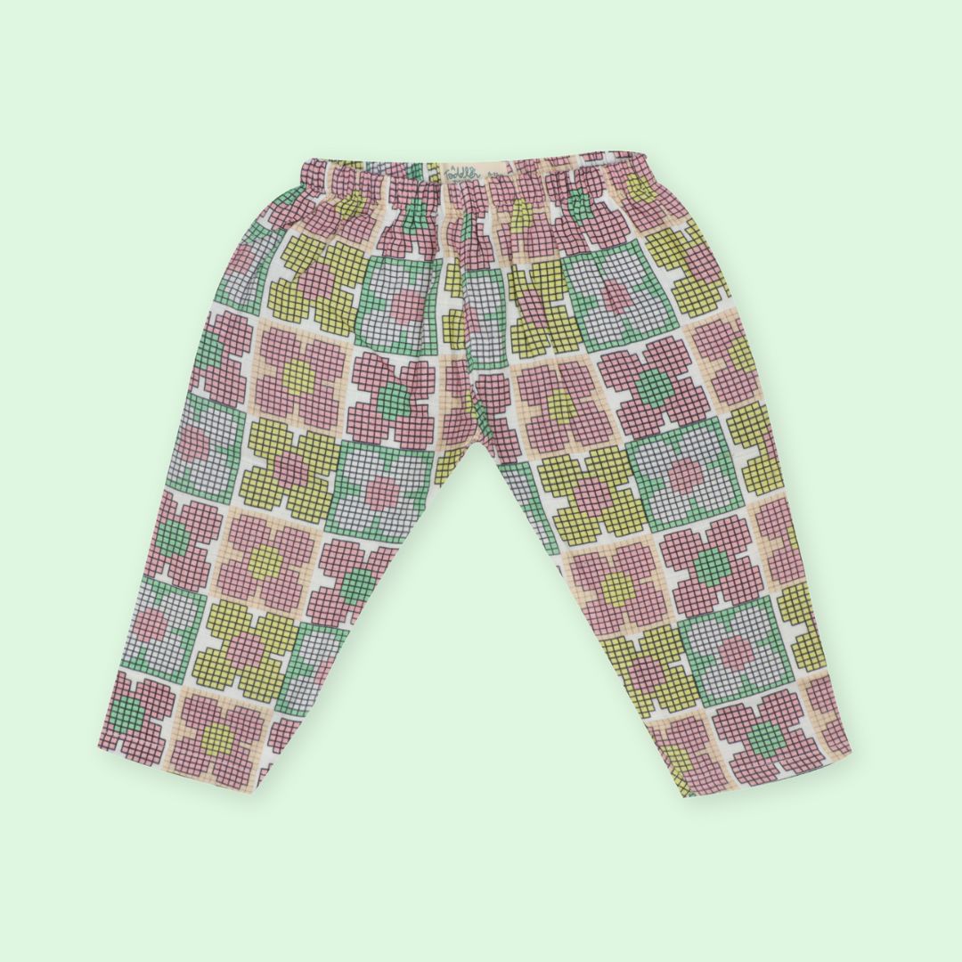 Zoodle Blocks - Muslin Sleep Suit for babies and kids (Unisex)