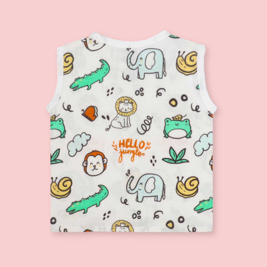 Lil Zoo Box - Muslin Jabla and Shorts for Babies and Toddlers - Pack of 3