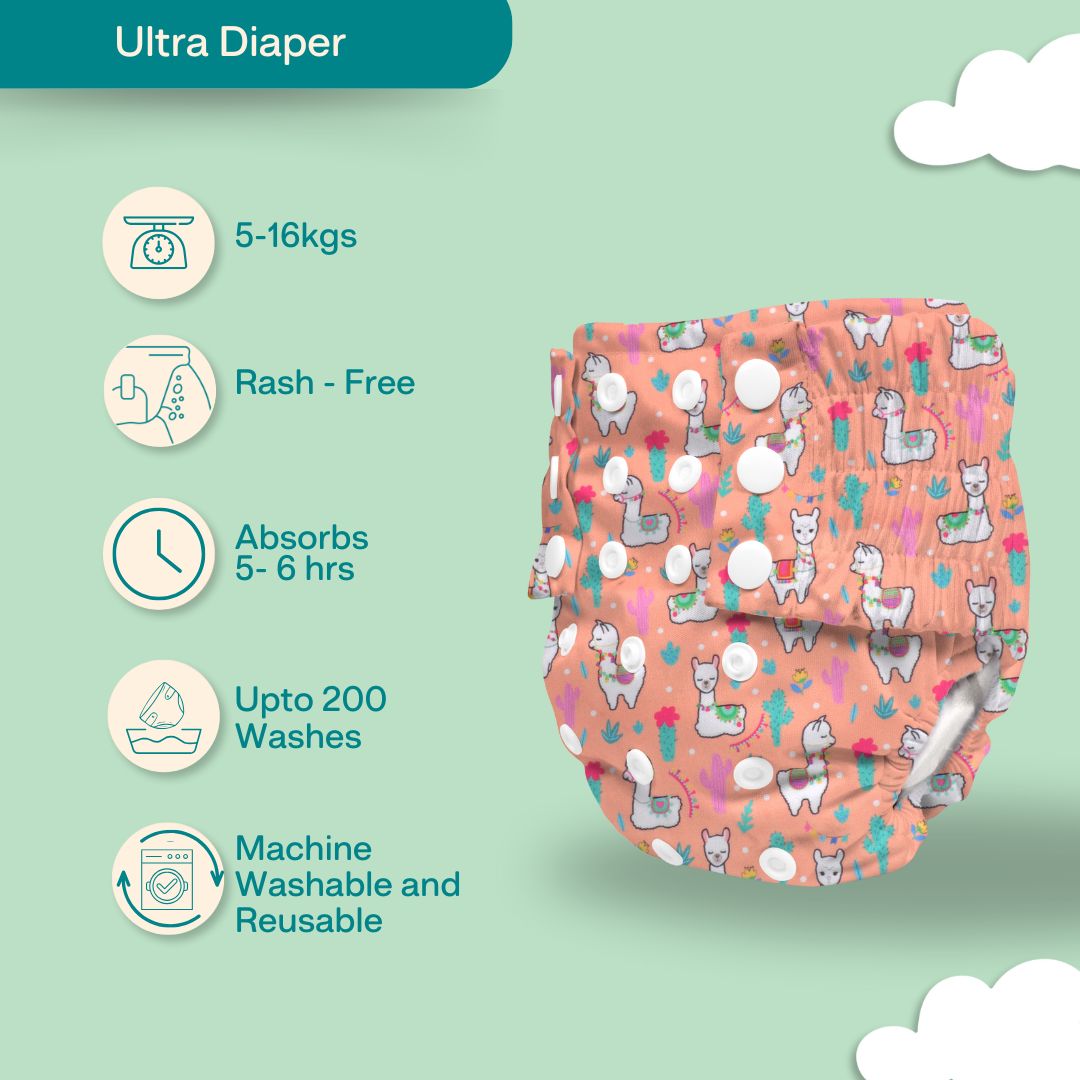 Floral Paisley - Ultra Diaper 2.0