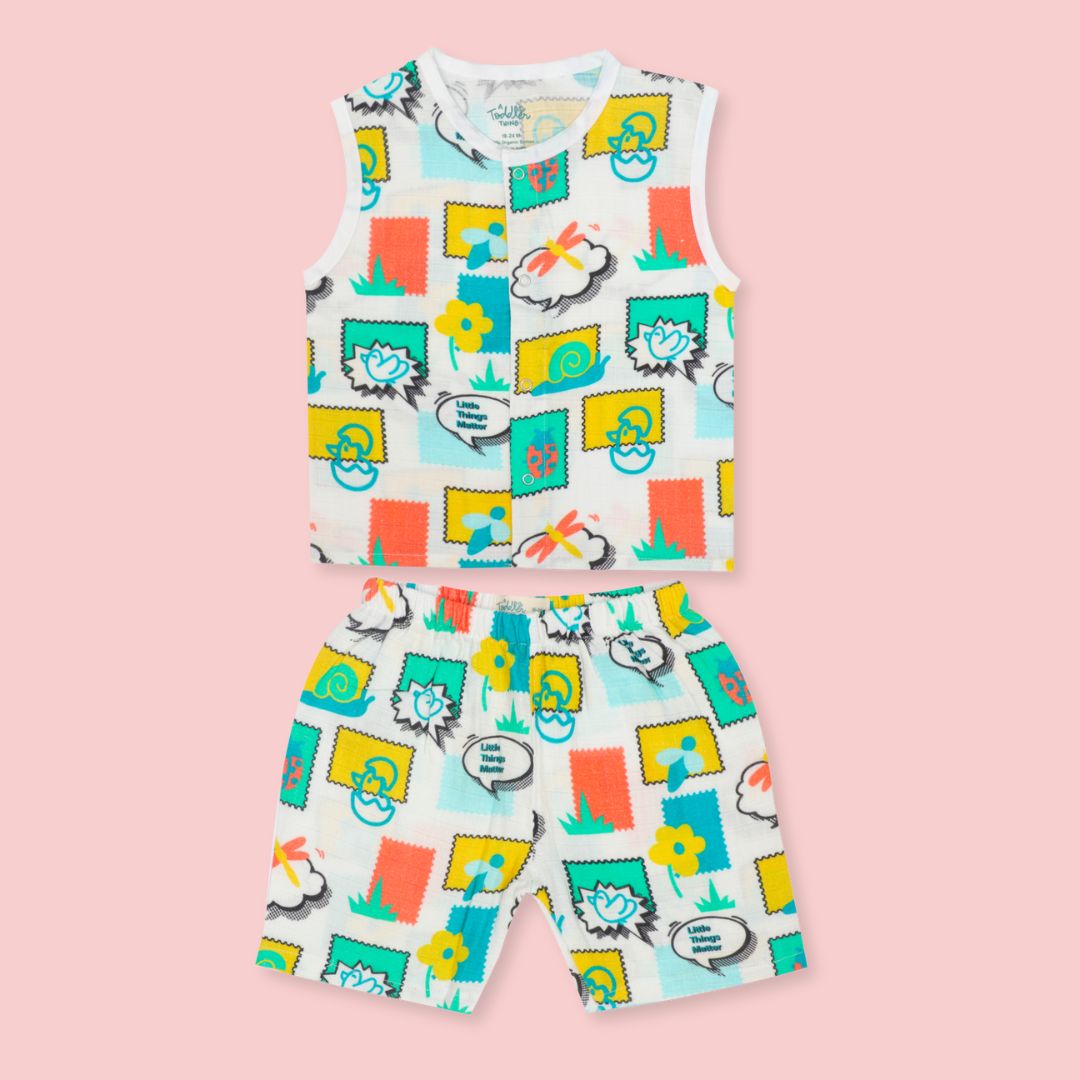Ikatlings - Muslin Jabla and Shorts for Babies and Toddlers