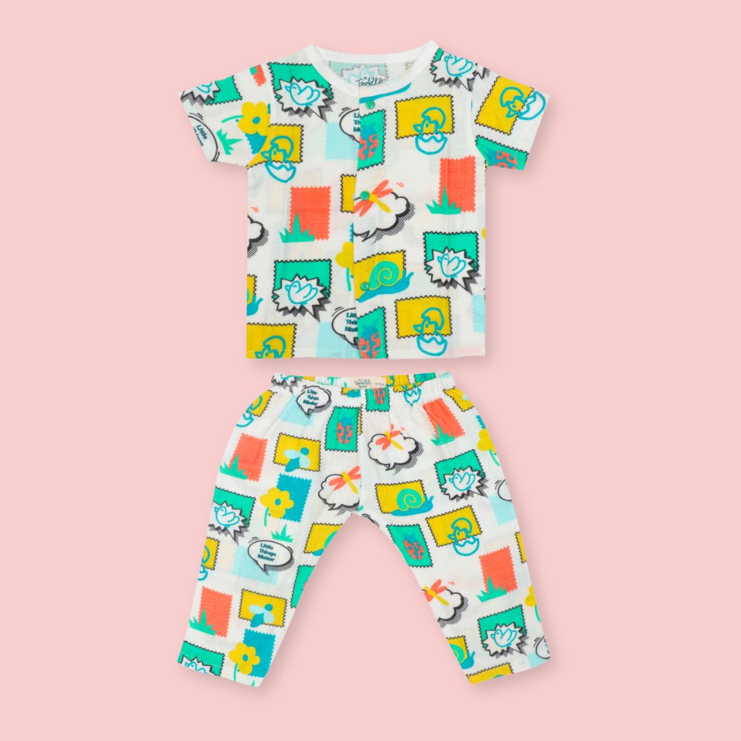 Toddler Tales - Muslin Sleep Suit for babies and kids (Unisex)