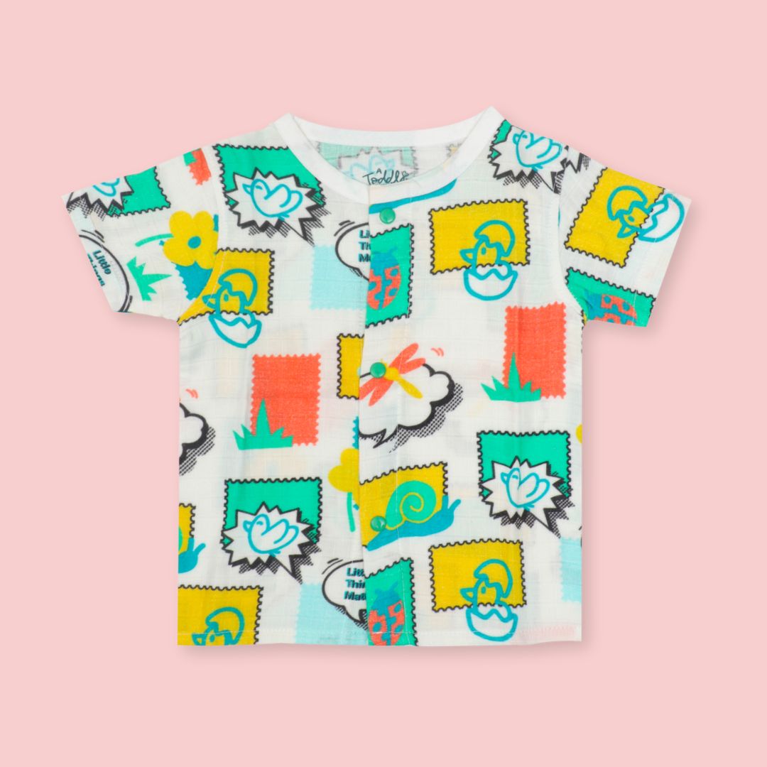 Spring Whispers - Muslin Sleep Suit for babies and kids (Unisex)
