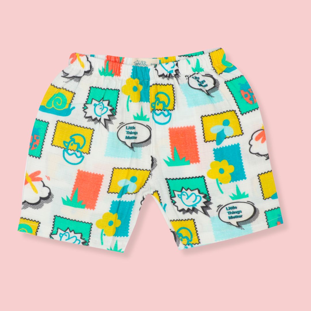 Spring Whispers - Muslin Jabla and Shorts for Babies and Toddlers