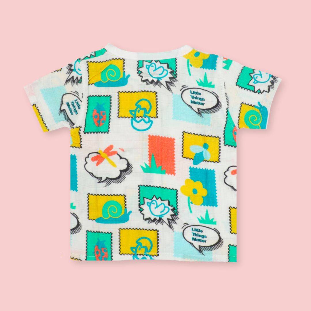 Boxed With Toddler Tales - Muslin Sleep Suit for babies and kids (Unisex) - Pack of 2