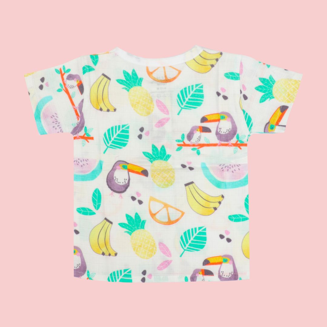 Zoodle Blocks - Muslin Sleep Suit for babies and kids (Unisex)