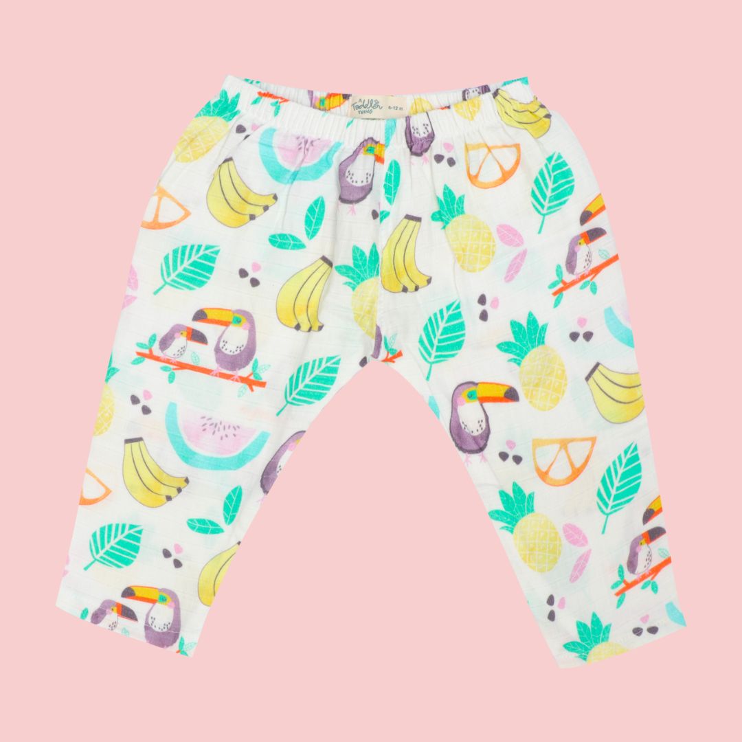 Flora Pixels - Muslin Sleep Suit for babies and kids (Unisex)
