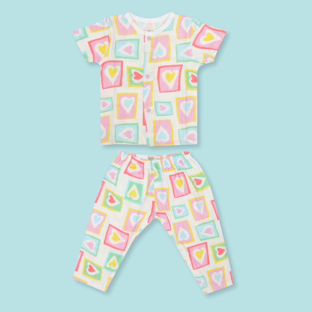 Seaside Stripes - Muslin Sleep Suit for babies and kids (Unisex)