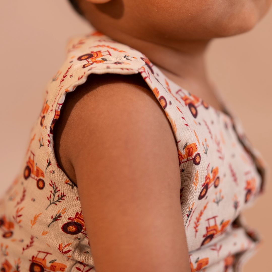 Rusty Petal - Muslin Jabla and Shorts for Babies and Toddlers