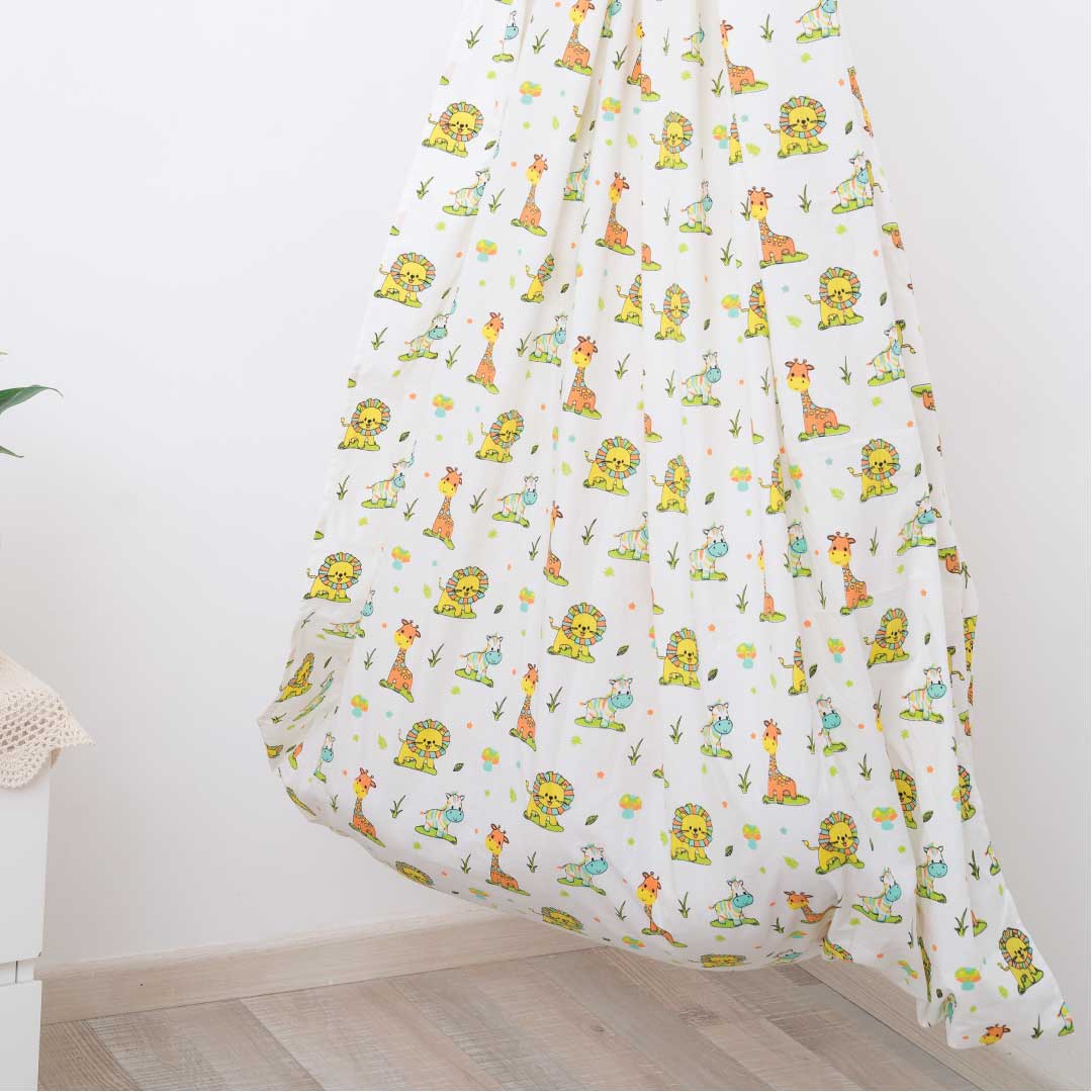 Babies Animal Kingdom Thottil/Jhula/Cotton Cloth Cradle