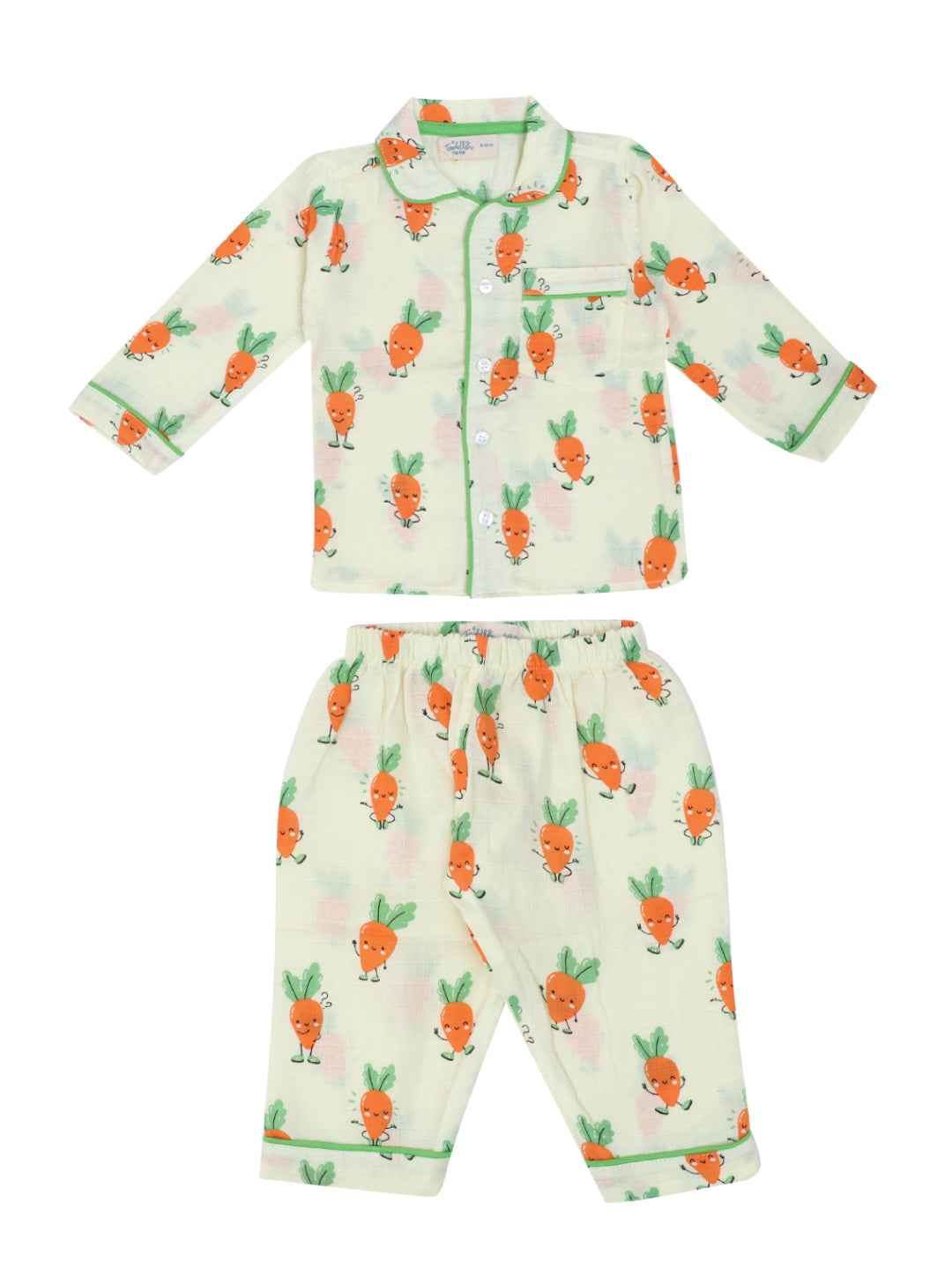 Five Friends Pajamas (Pack of 5) - Muslin Full Sleeve Sleep Suit for babies and kids (Unisex)