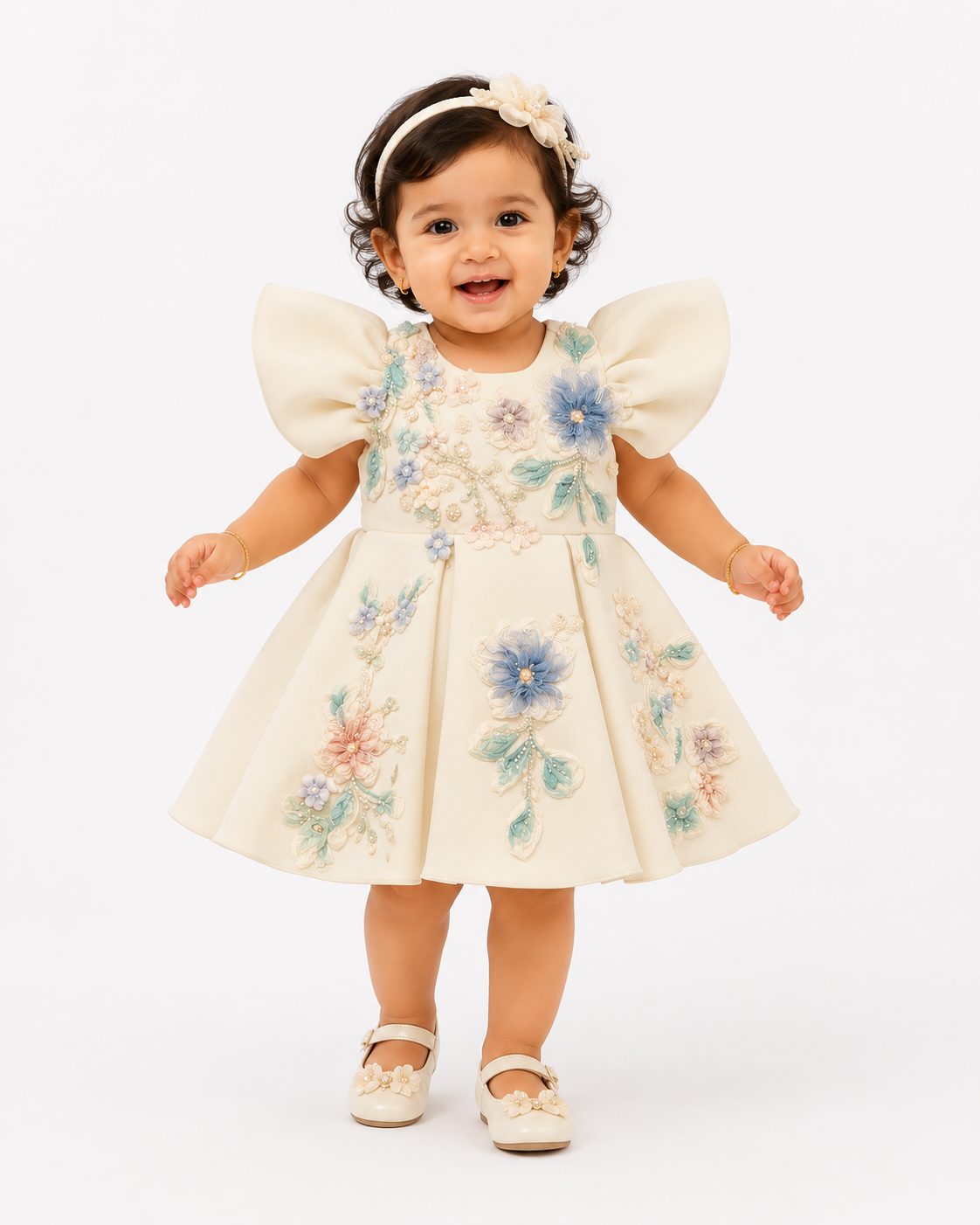 Bluebell Blossom Dress for Girls 1Y to 4Y