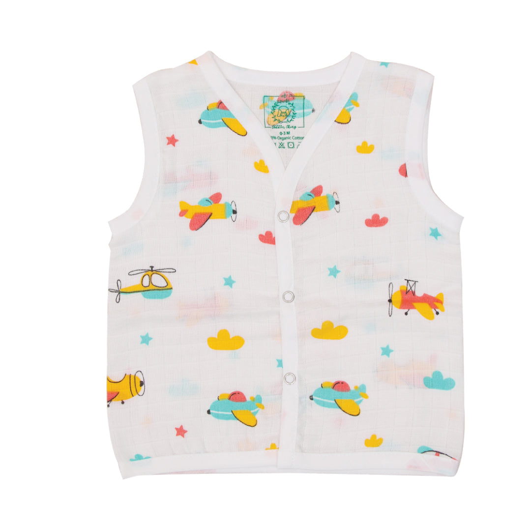 BEST SELLER - Muslin Jabla Button Type for Babies -  Combo Packs