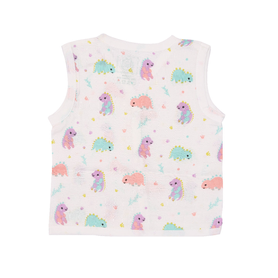Bamboo Muslin Jabla and Shorts for Babies and Toddlers - Bulbasaurus