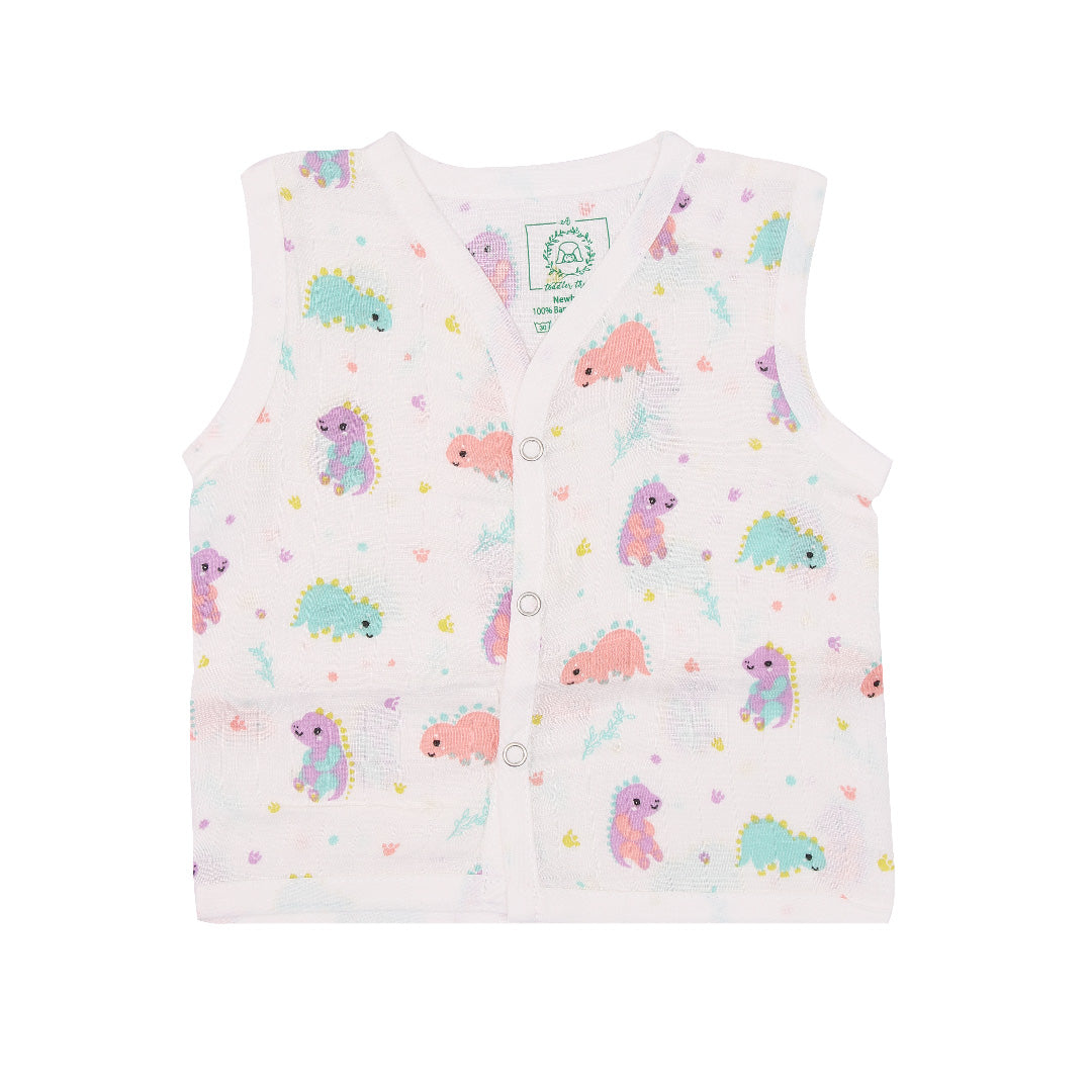 Bamboo Muslin Jabla and Shorts for Babies and Toddlers - Bulbasaurus