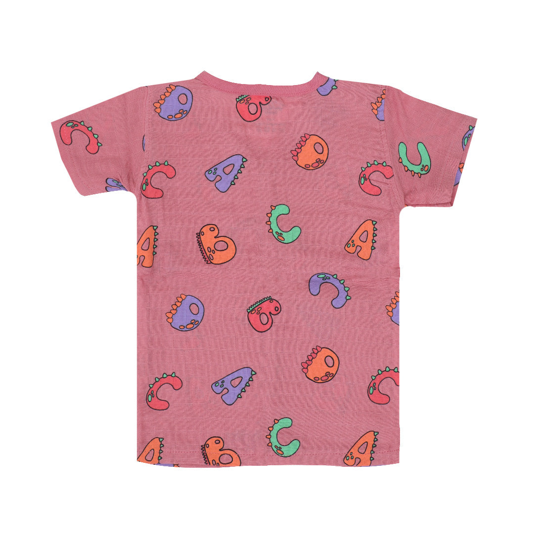 Alpha Dino - Muslin Sleep Suit for babies and kids (Unisex)