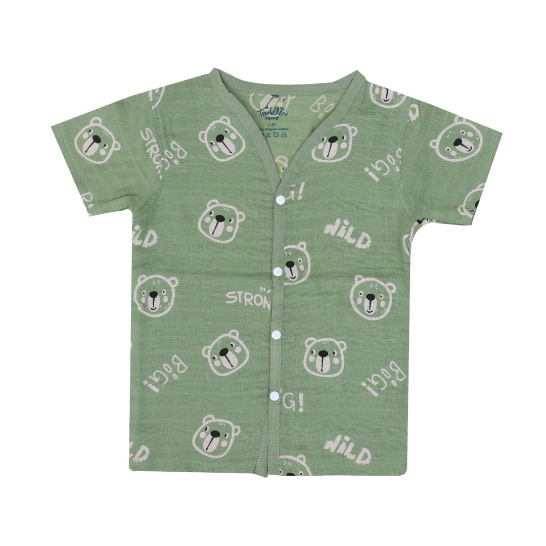 Jungle Jumble (Pack of 2) - Muslin Sleep Suit for babies and kids (Unisex)