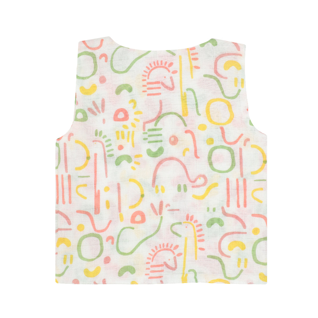 Inside Out Crew - Reversible Muslin Jabla (Pack of 3)