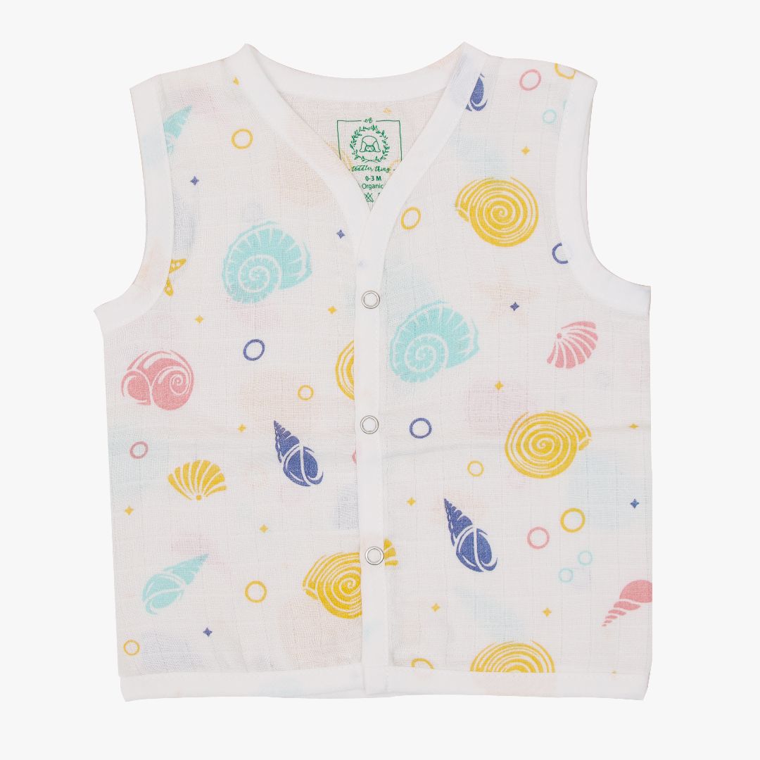Muslin Jabla and Shorts for Babies and Toddlers (Pack of 3) - Starlight Shells