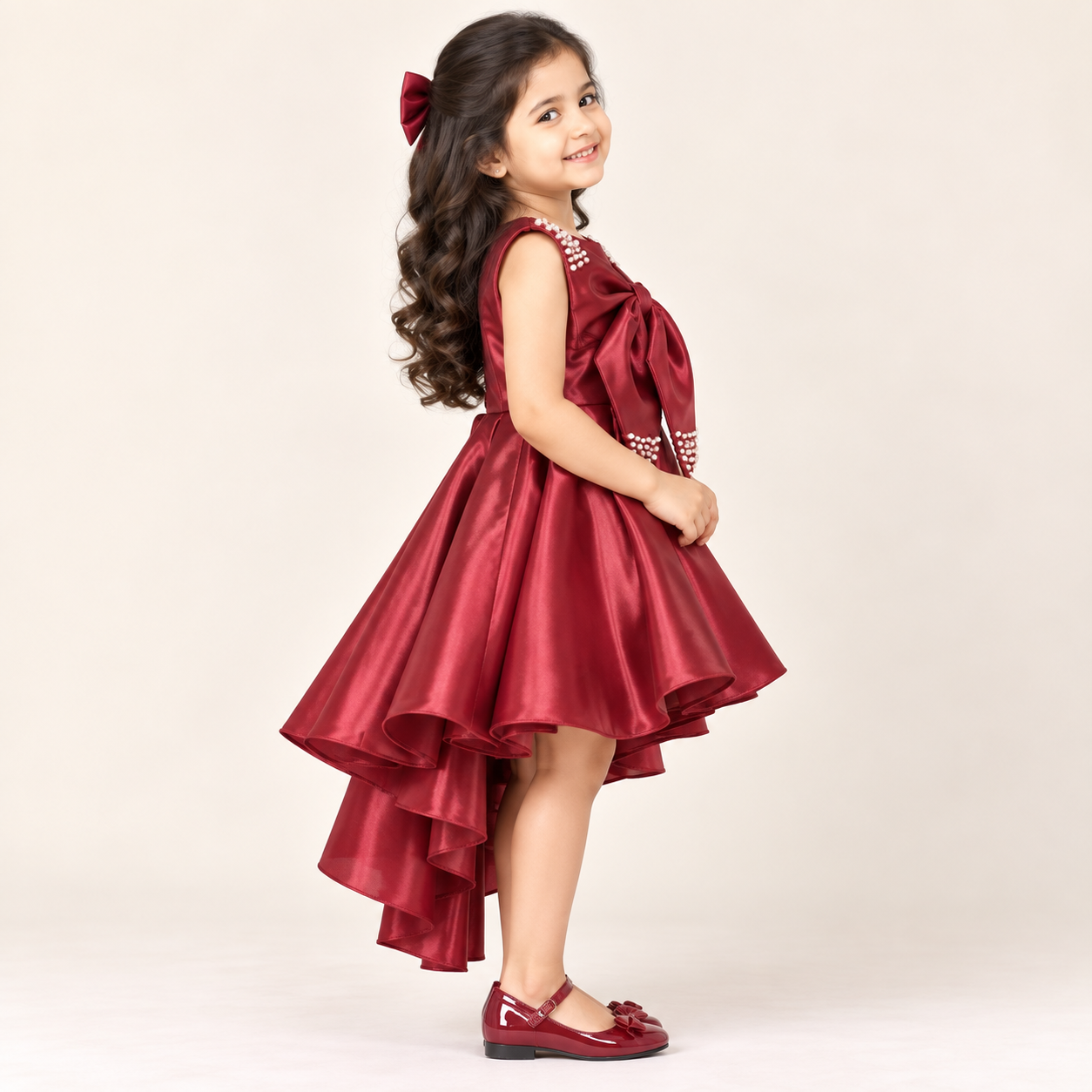 Alina High-Low Gown for Girls | 1Y to 6Y