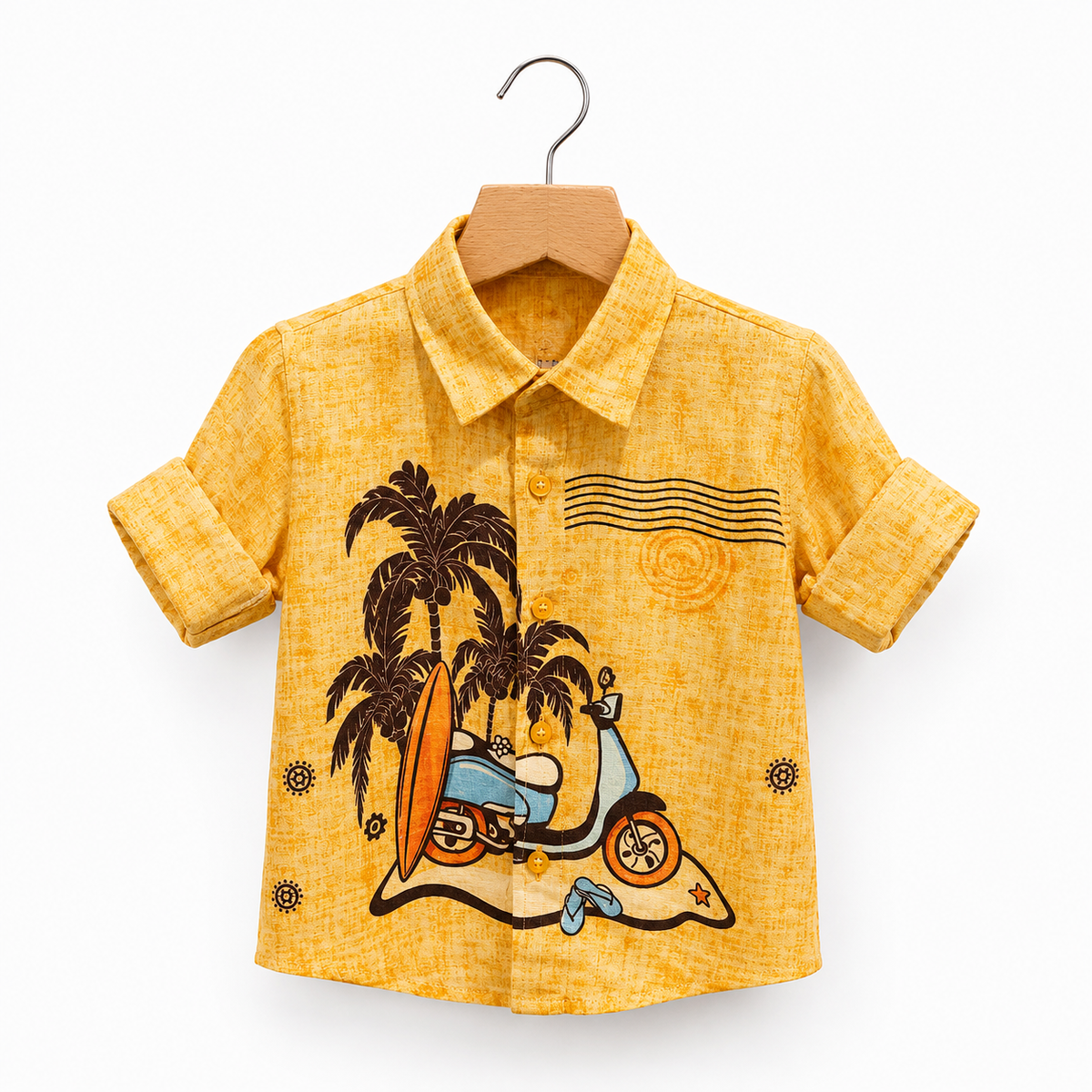 Aloha Orange Shirt For Boys 1Y to 6Y