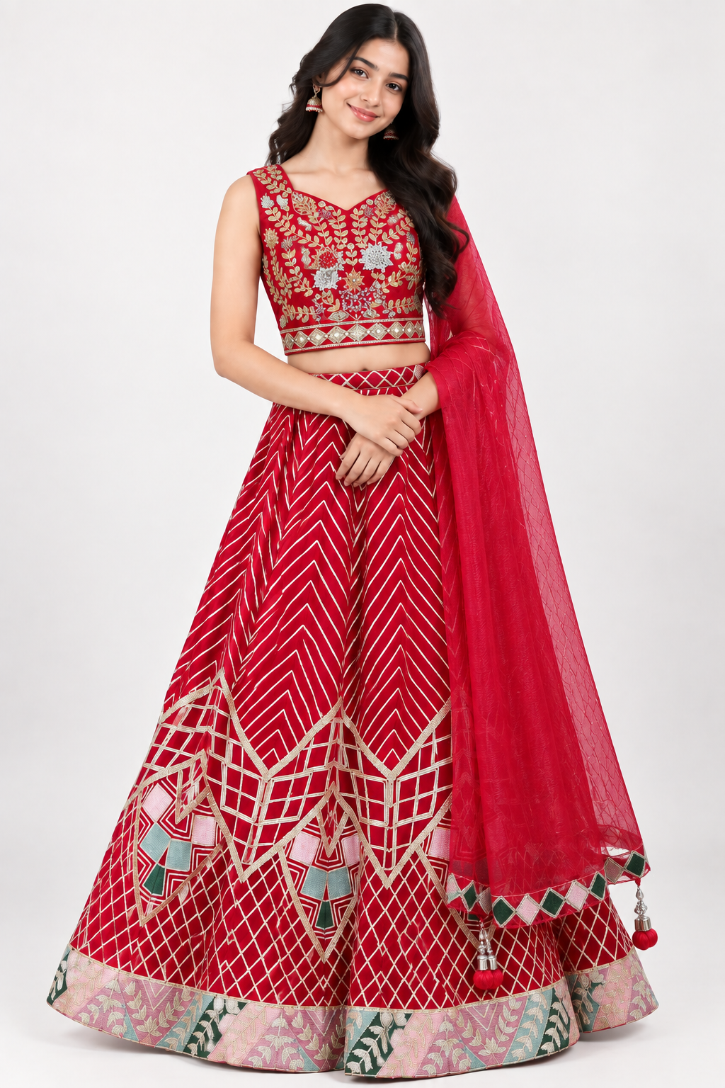 Anastelle Floral Lehenga Set for Girls | 16Y to 18Y