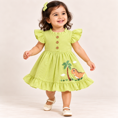 Applique Pocket Dress