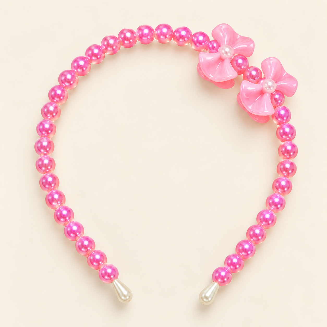 Prism Pearl Bow Headband