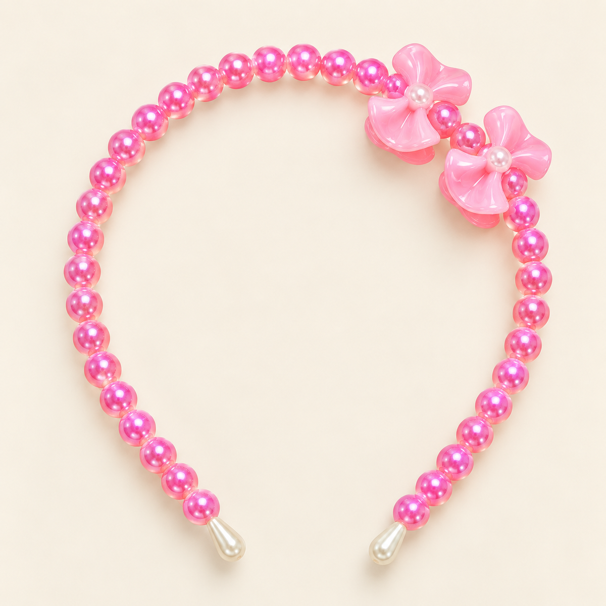 Prism Pearl Bow Headband