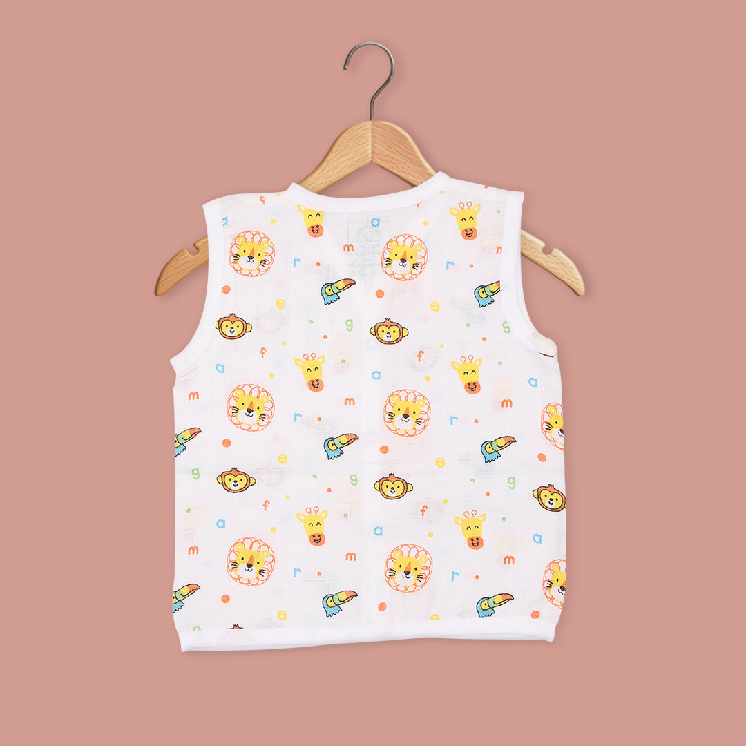 Jungle Tales - Muslin Jabla and Shorts for Babies and Toddlers - Pack of 2