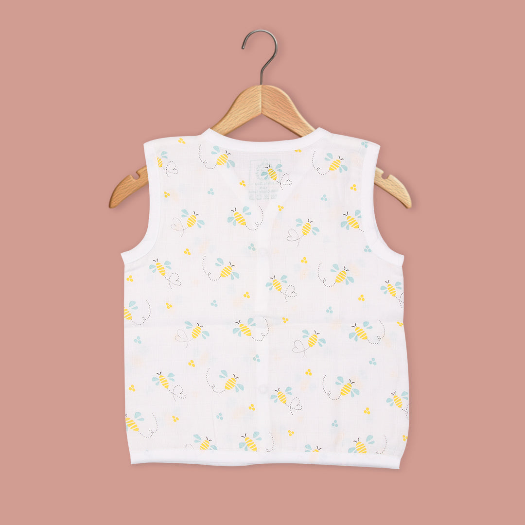 Buzzing Bee - Muslin Jabla and Shorts for Babies and Toddlers