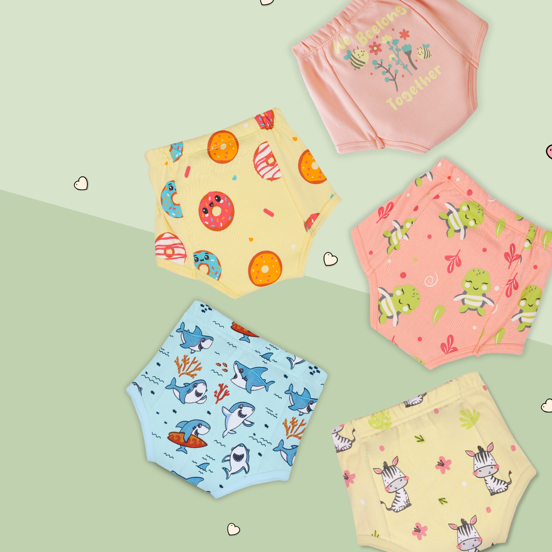 2-3 Years (Pack of 5)  - Ultra Undies - Baby Padded Underwear