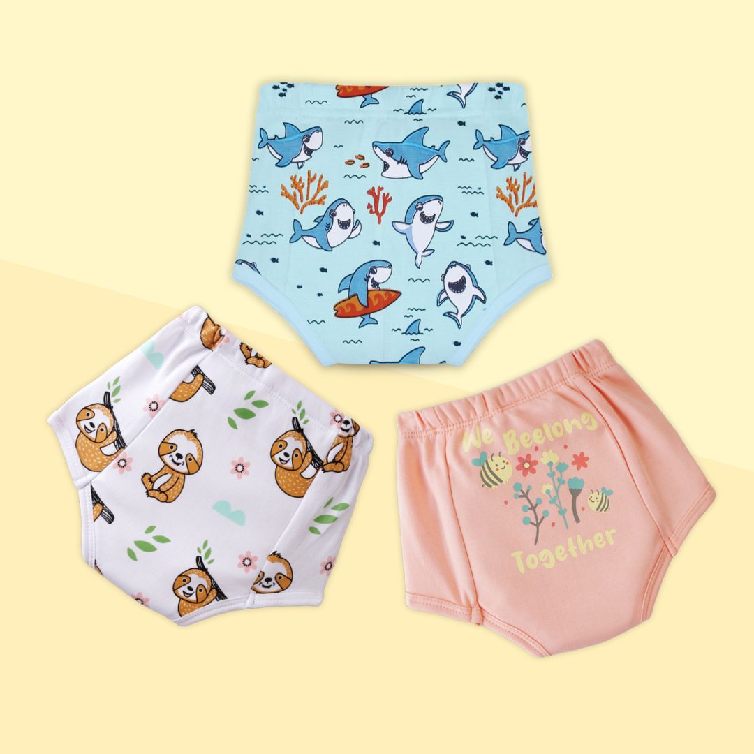 6-12 Months (Pack of 3)  - Ultra Undies - Baby Padded Underwear