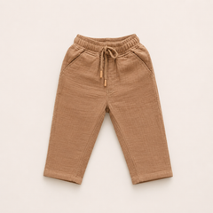 Camel Muslin Pant For Boys 1Y to 5Y