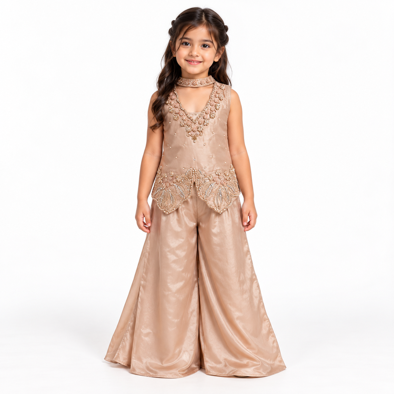 Ruhvika Beadwork Gharara Set for Girls | 2Y to 16Y
