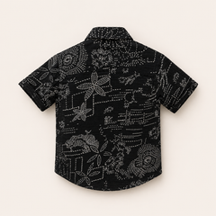 Doodle Muslin Shirt For Boys 1Y TO 5Y